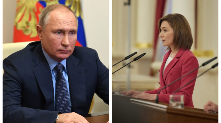 Potențială întrevedere între Maia Sandu și Vladimir Putin. Ce-și propune să discute președinta cu liderul mondial