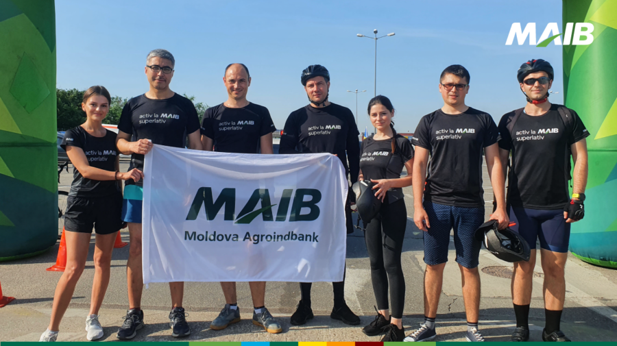 FOTO Superlativii MAIB au participat la „Foc la Ghete pe Biciclete” pentru susținerea Centrului „Casa Angelus”