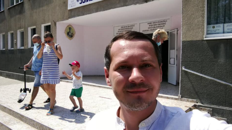 Ruslan Codreanu la secția de votare: Am votat pentru egalitate de șanse
