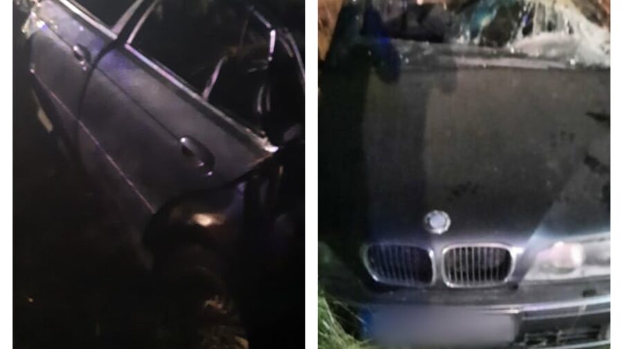 FOTO Grav accident rutier la Drochia! Un BMW a ajuns într-un șanț, iar șoferul a murit la spital