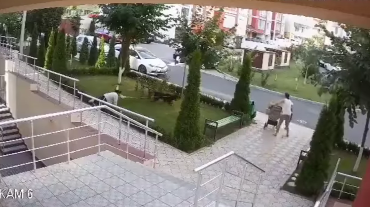 VIDEO Momentul în care un câine se năpustește asupra unei mame cu doi copii. Internauții: Să fie împușcat
