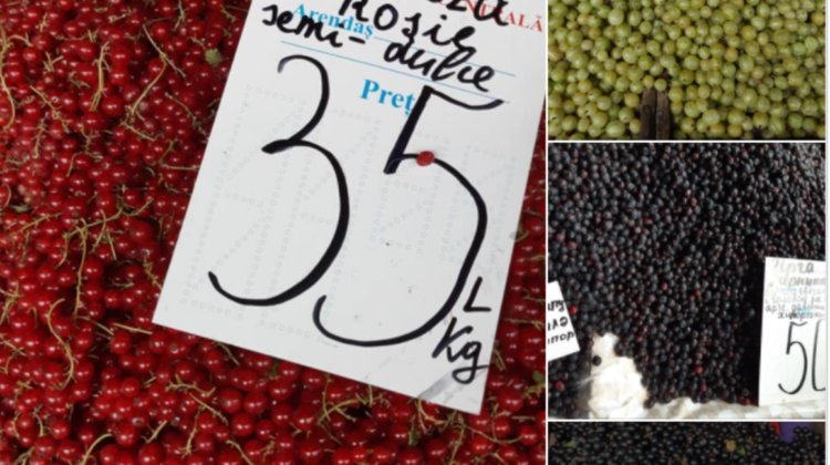 FOTO Prețurile la Piața Centrală, la SFÂRȘIT de săptămâna. Pentru un kilogram de căpșuni veți achita 18 lei