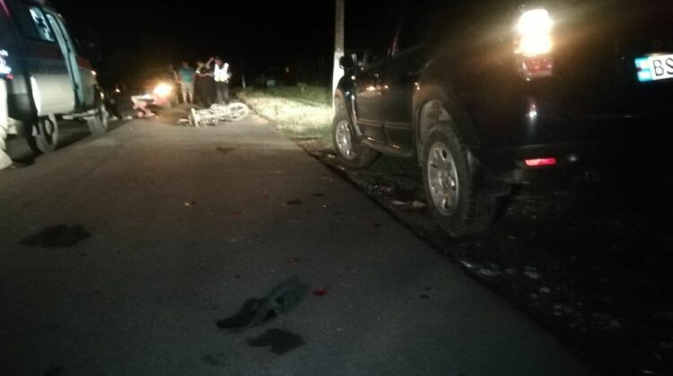 FOTO Accident CUMPLIT la Dondușeni. Un tânăr de 26 de ani a decedat pe loc