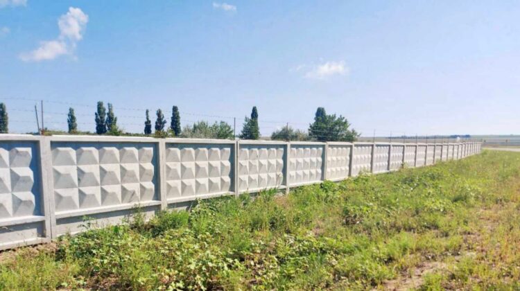 Gardul-protecție din orașul Ungheni – finalizat. Are o lungime de circa 3 kilometri
