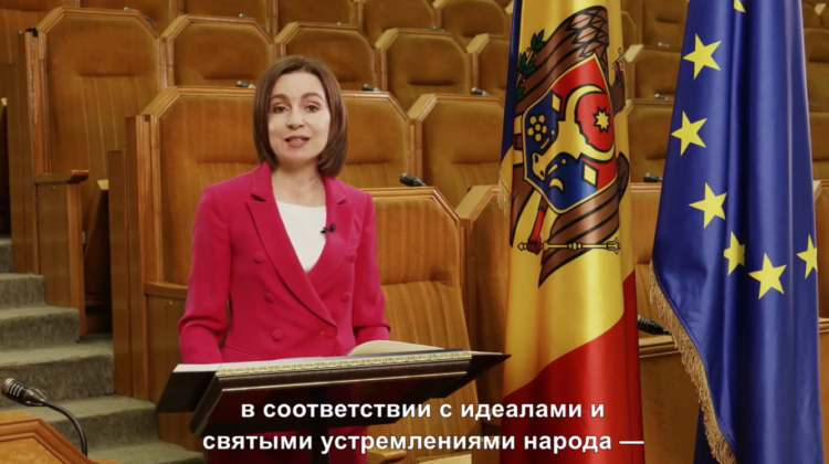 VIDEO Mesajul Maiei Sandu de dimineață! Să trăiți, dragi concetățeni! La mulți ani, Republica Moldova