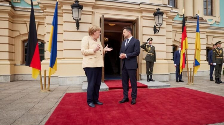 Merkel, după Putin, a fost la Zelenski. Despre tranzitul de gaz prin Ucraina: „Trebuie prelungirea acordului cu Rusia”