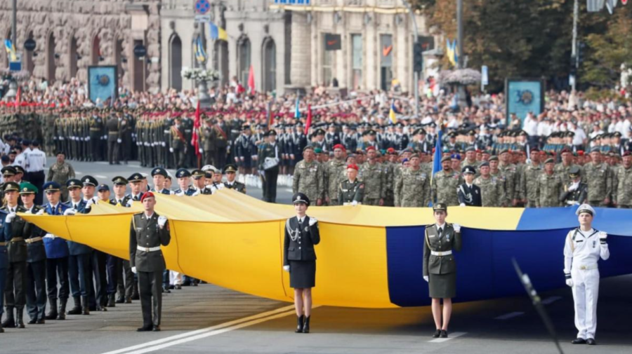 VIDEO Parada militară și discursul președintelui Zelenski: Ucraina sărbătorește astăzi 30 de ani de independență