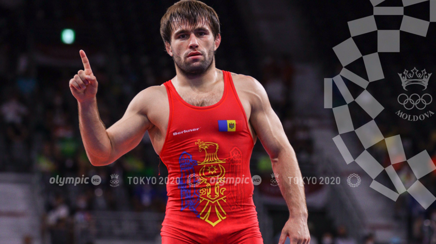 Moldoveanul Victor Ciobanu, luptător de stil greco-roman, s-a calificat în semifinalele Jocurilor Olimpice de la Tokyo