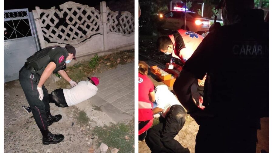 Și-ar fi putut găsi sfârșitul în stradă. Un bărbat din Comrat, salvat de carabinieri