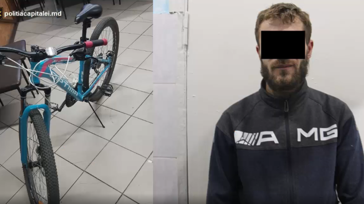 VIDEO Nu i-au plăcut toate bicicletele din scara blocului. A ales una mai „bunișoară”, iar apoi a furat-o. Ce RISCĂ