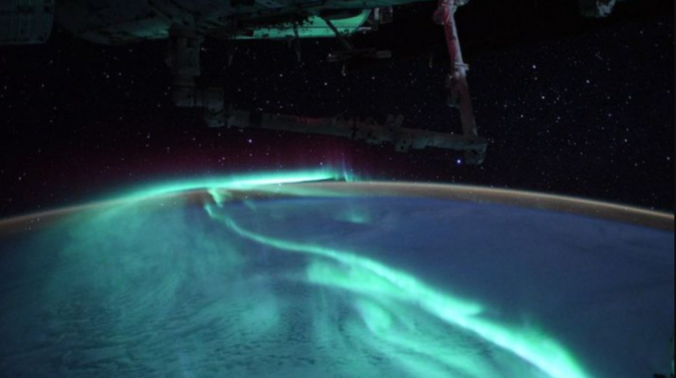 FOTO Aurora australă. Imagini spectaculoase făcute de un astronaut aflat în misiune pe Stația Spațială Internațională