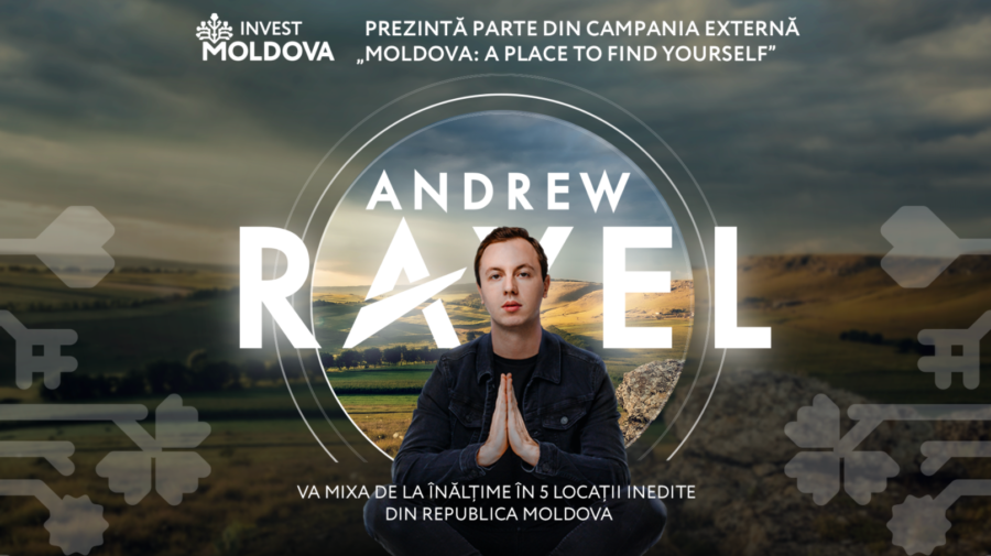 Andrew Rayel, show inedit de la înălțime. Ținta: CINCI locații turistice din Moldova