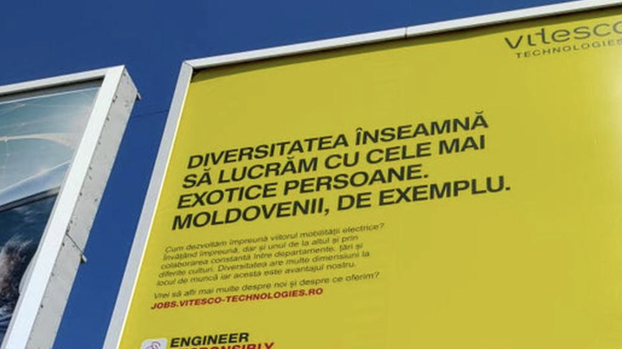 Moldovenii, considerați EXOTICI la Timișoara! Un panou publicitar controversat a trezit nemulțumiri