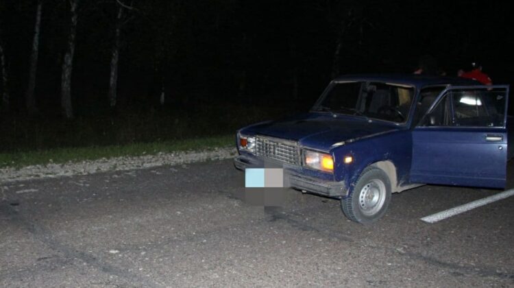 FOTO A DECEDAT pe loc. O femeie din Ocnița, strivită în timp se deplasa pe marginea carosabilului