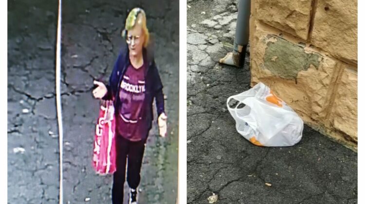 VIDEO S-a inspirat? O altă femeie, „prinsă” de camerele video cum își lasă gunoiul la nimereală. Internauți: Poarca