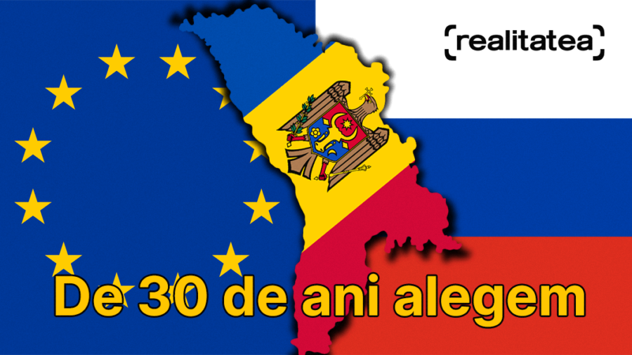 SONDAJ | Republica Moldova, de 30 de ani, între Vest și Est! În „brațele” cui se aruncă țara și încotro mergem?