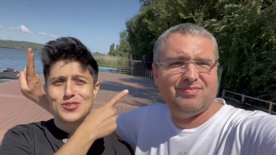VIDEO Usatîi, „oleacă” interpret! Liderul de la Bălți se distrează pe lacul de la Ghidighici alături de Хабиб