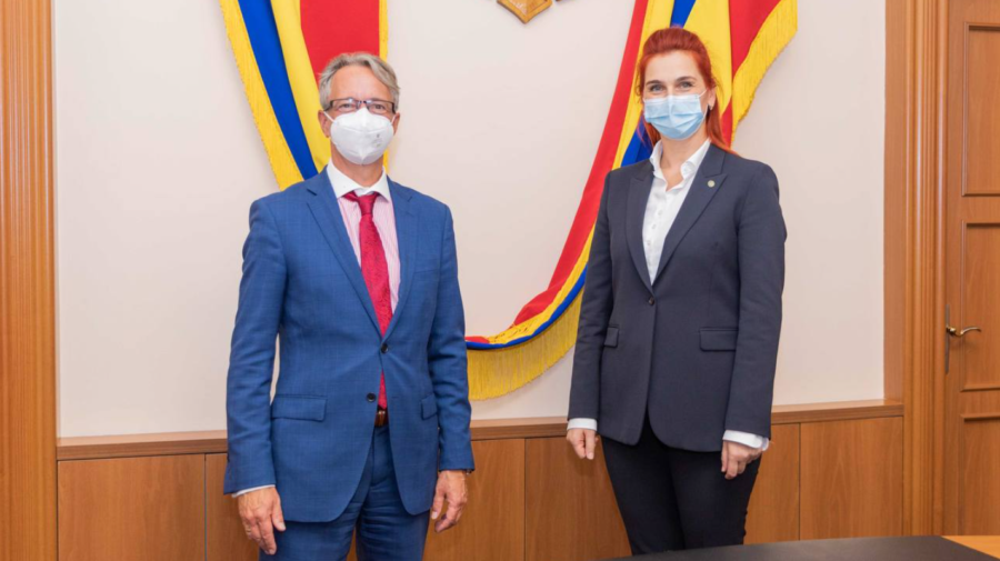 Ana Revenco a avut o întrevedere cu șeful Misiunii OSCE în Republica Moldova, Claus Neukirch. Despre ce au discutat