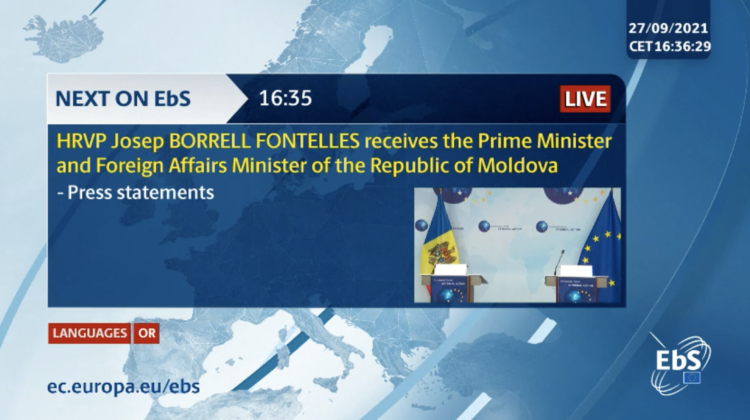 R LIVE I Natalia Gavrilița și Josep Borrell susțin declarații de presă în urma întrevederii lor comune de la Bruxelles