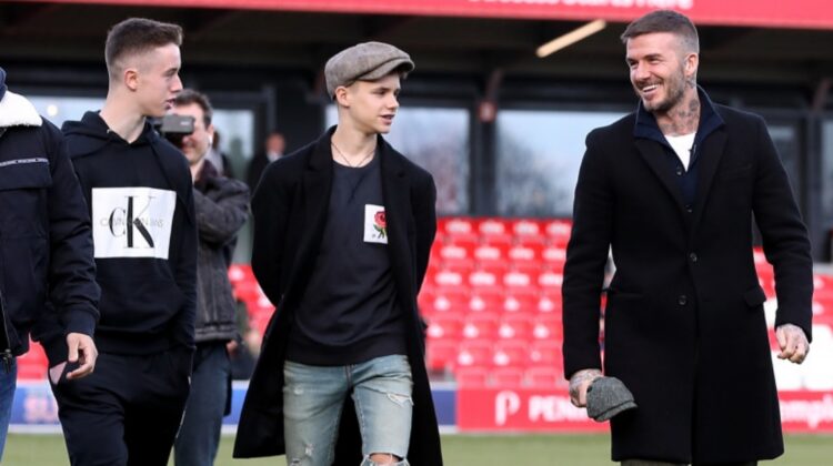Fiul lui David Beckham şi-a făcut debutul ca jucător profesionist de fotbal