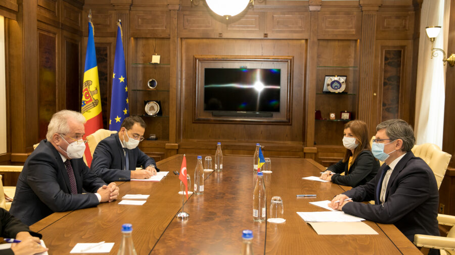 Dezvoltarea relațiilor dintre Turcia și Moldova, discutate de Igor Grosu cu ambasadorul Ankara la Chișinău