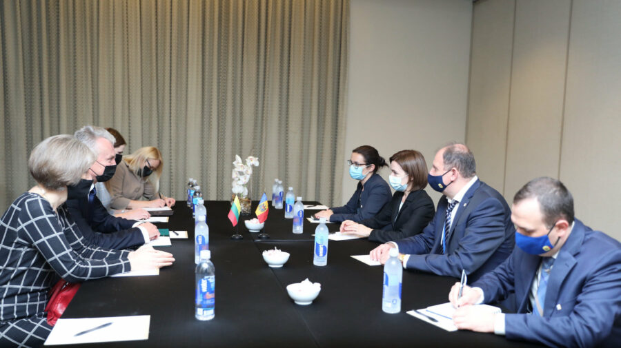 Sandu gătește terenul schimbului de experiență între autoritățile din Moldova și Lituania. Discuție purtată la New York