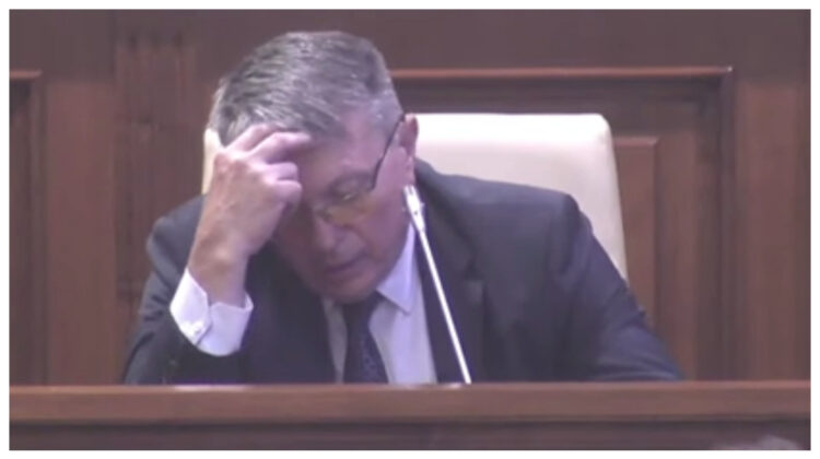 VIDEO Aroganță și obrăznicie a unui membru CNPF chiar în Parlament. Igor Grosu l-a pus la punct