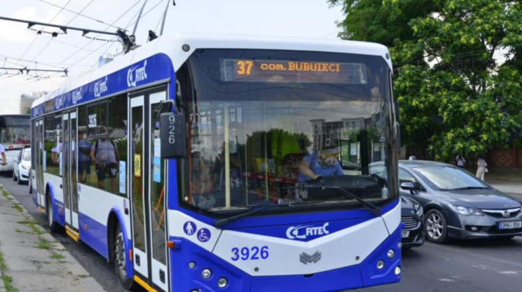 UPDATE Circulația troleibuzelor a fost restabilită, iar toate rutele circula conform itinerarelor acestora