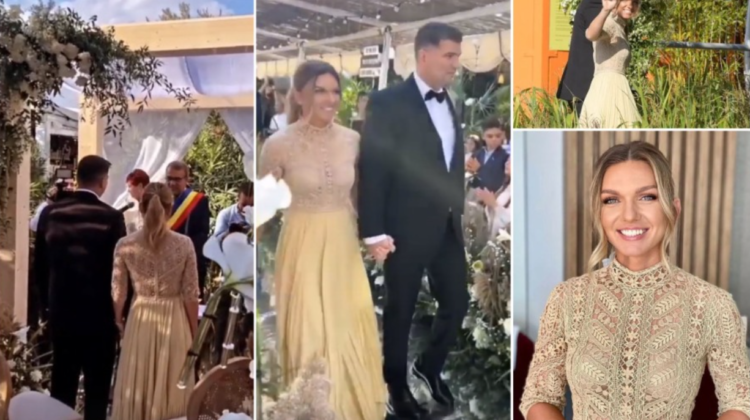 VIDEO Oficial, soț și soție: Simona Halep a spus „DA”! Primele imagini de la nunta sportivei