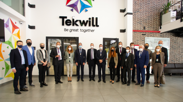 Oficiali din Germania, în vizită la hubul inovațional Tekwill – cartea de vizită a sectorului TIC din Republica Moldova