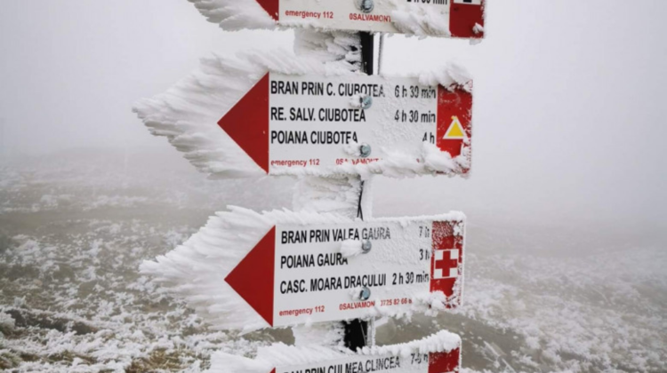 VIDEO În Româna ninge și stratul de zăpadă este de 10 cm. Au fost -8,5 grade Celsius, cel mai frig din Europa