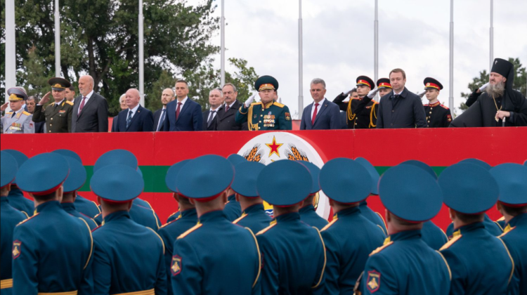 VIDEO Transnistria sărbătorește 31 de ani de la autoproclamarea independenței. A fost ridicat drapelul Federației Ruse