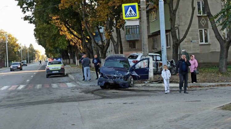 Impact matinal la Bălți! Două persoane, preluate de un echipaj al ambulanței