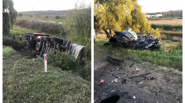 Tragedie la Anenii Noi. Un tânăr în vârstă de 25 de ani a decedat după ce două mașini s-au tamponat frontal