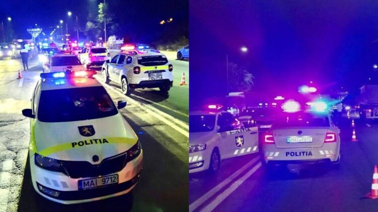 FOTO Un șofer din Capitală, prins beat la volan. Poliția a organizat un filtru, iar 59 de șoferi au fost sancționați
