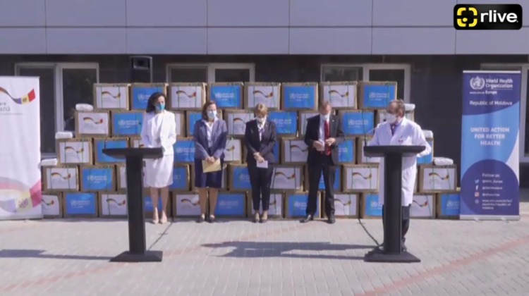 VIDEO Moldova a primit un lot impunător cu măști de protecție! Ajutorul umanitar, donat de statul german