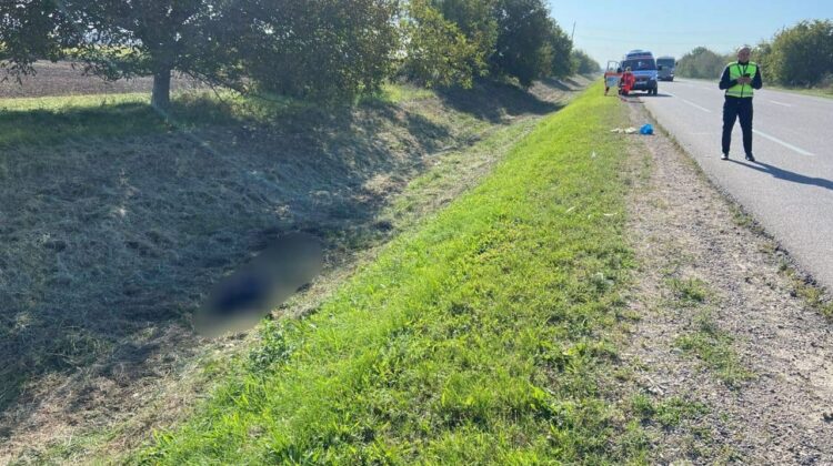 FOTO A omorât un om după ce l-a tamponat cu mașina, iar ulterior a fugit. Vinovatul, căutat de polițiști