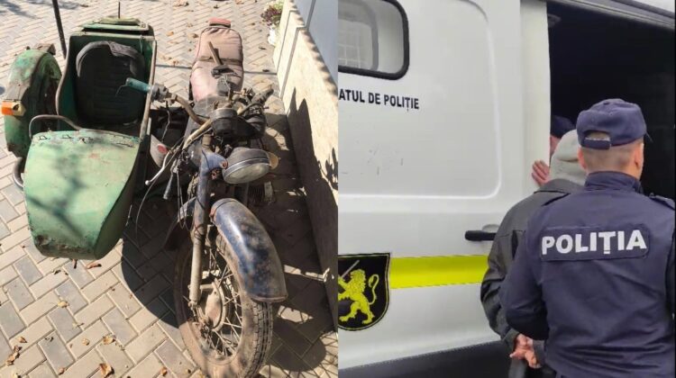 FOTO A furat câteva motociclete, iar ulterior a fost încătușat de poliție. Riscă pușcărie