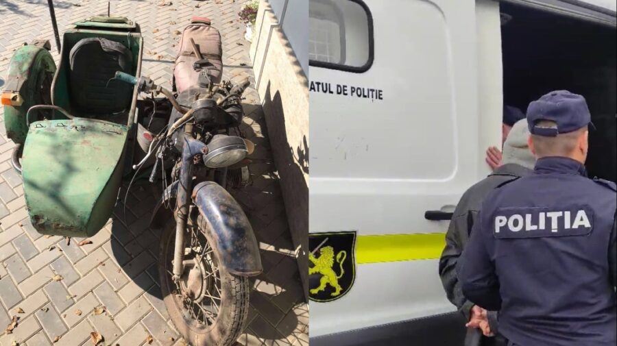 FOTO A furat câteva motociclete, iar ulterior a fost încătușat de poliție. Riscă pușcărie