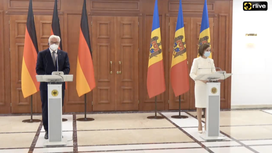 Președintele Germaniei a adus la Chișinău 10 mln. de euro: Acesta nu este finele disponibilității noastre de a vă ajuta