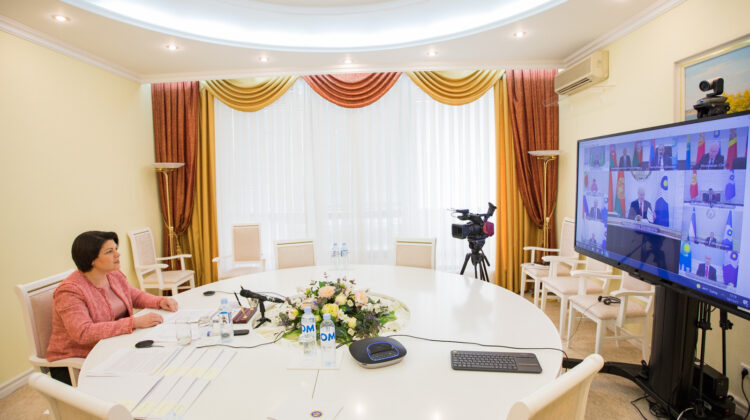 FOTO Discursul Primului-ministru, Natalia Gavrilița, în cadrul Consiliului șefilor de state membre ale CSI