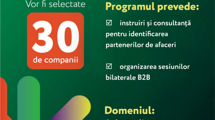 Agenția de Investiții invită antreprenorii la Programul Export Mission