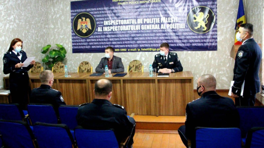 FOTO Un nou șef interimar la Inspectoratul de Poliție Fălești. Cine este Vitalie Popovici