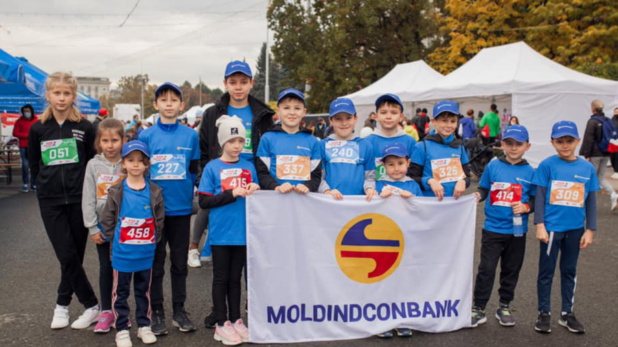 Viitorii bancheri de la Moldindconbank, printre premianții Kids Run Day