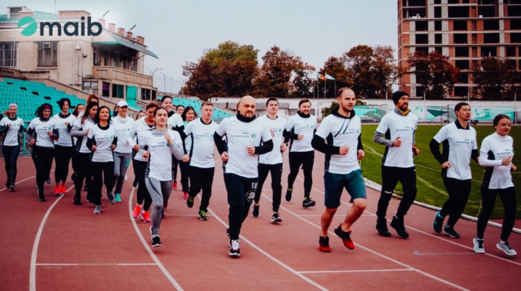 100 de angajați maib vor participa la Maratonul Internațional Chișinău