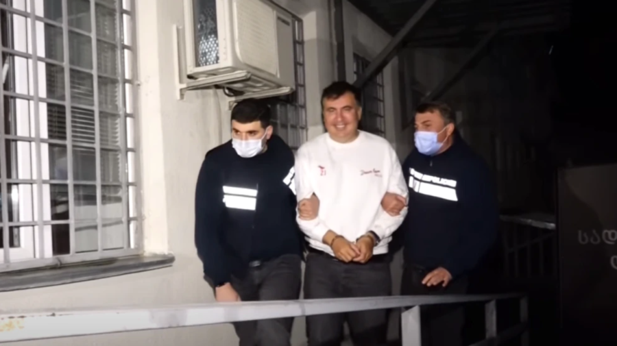 VIDEO Saakașvili a intrat în Georgia ascuns într-o remorcă cu lapte