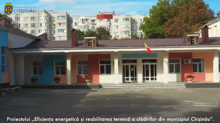 VIDEO Profesorii și elevii vor activa în condiții mai bune. Încă o instituție din Capitală a fost reabilitată termic