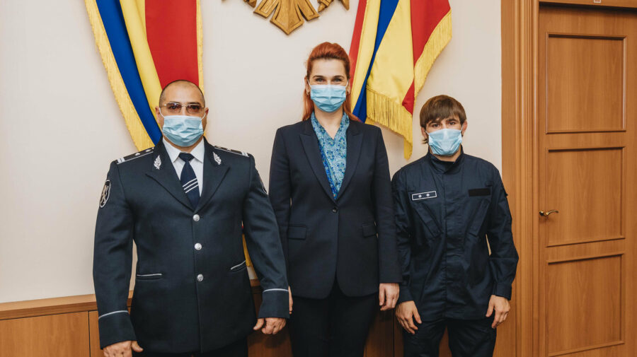 FOTO Ministra Ana Revenco i-a chemat „la covor” pe doi angajați ai MAI. Pentru ce