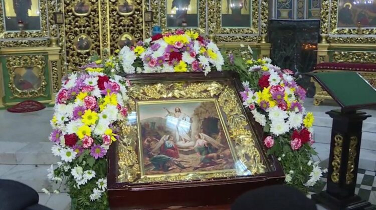 Icoana şi o parte din moaştele Sfintei Matrona din Moscova, aduse la Chișinău. Cât timp se vor afla în Capitală