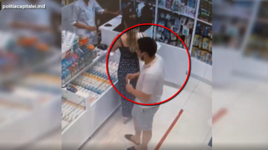 VIDEO Poate îl cunoști! Individ vinovat de furt dintr-o farmacie, căutat de polițiști